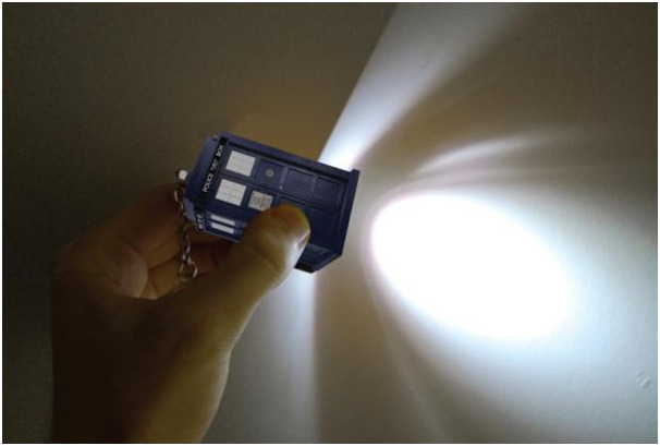 Doctor Who - Tardis Light Up Keyring image