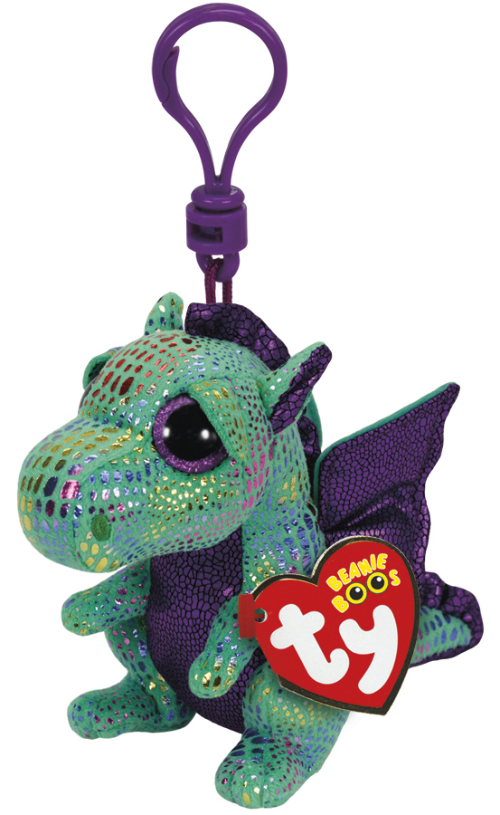 Ty Beanie Boos: Cinder Dragon - Clip On Plush image