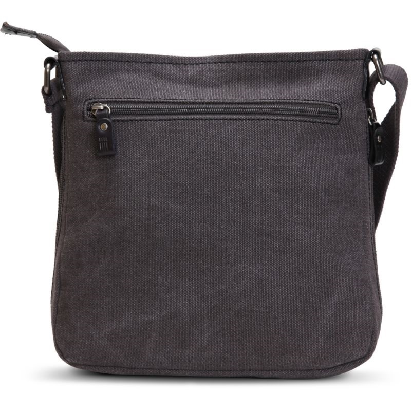 Troop London: Classic Small Zip-Top Shoulder Bag - Black image