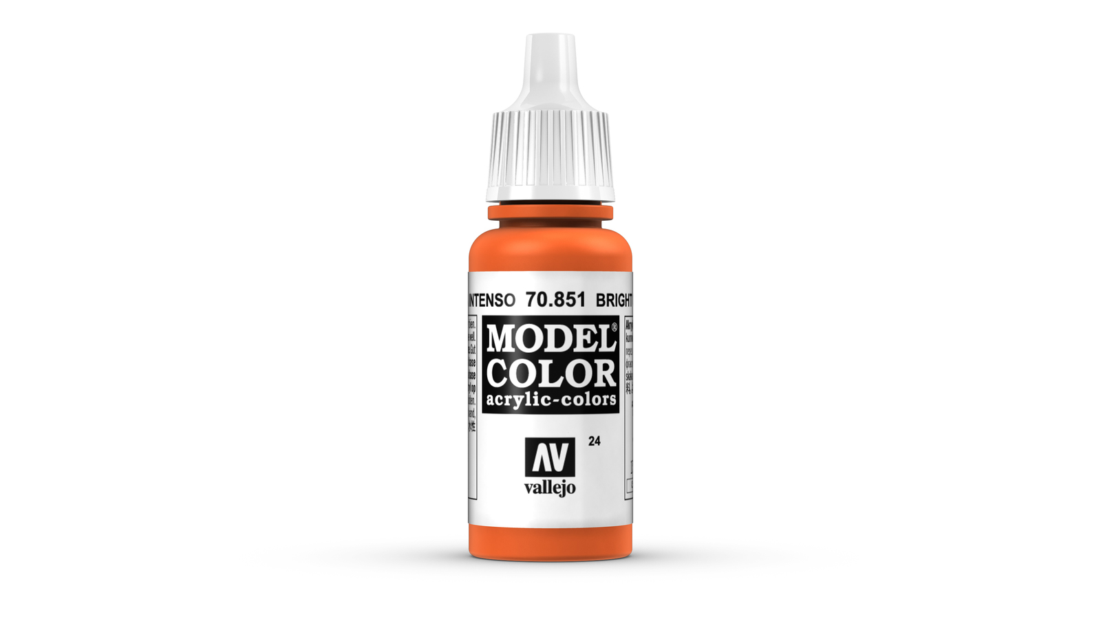 Vallejo Model Colour Bright Orange 17ml image