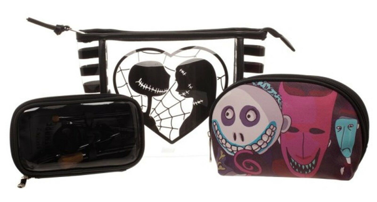 Nightmare Before Christmas Jack/Sally Cometic Bag Set