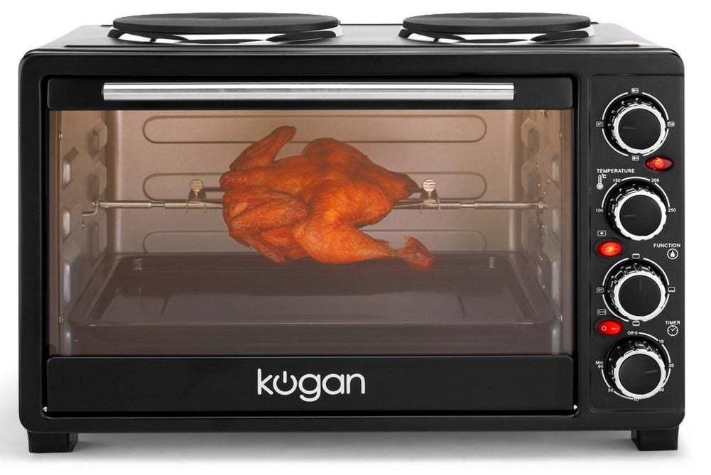Buy Kogan 33L Electric Oven with Hotplates at Mighty Ape NZ