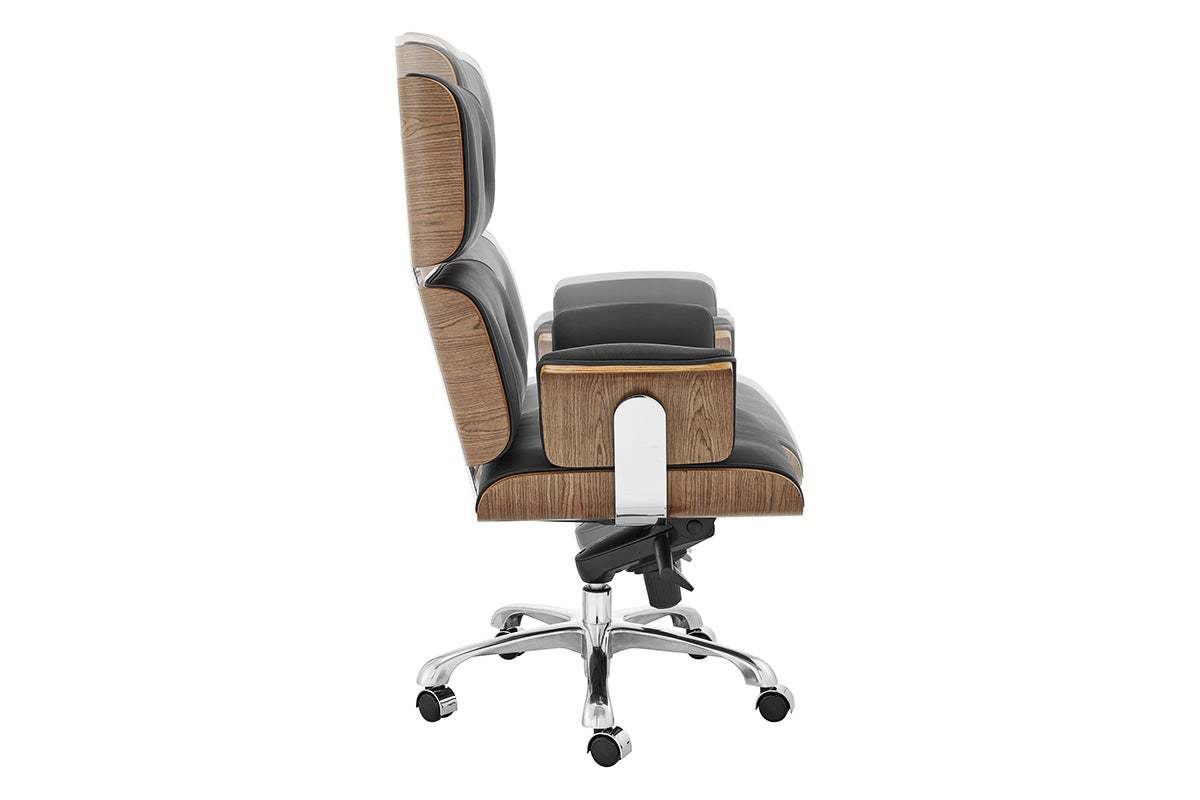 Buy Matt Blatt Eames Executive Office Chair Replica (Walnut, Black) at
