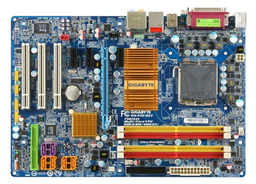 GIGABYTE GA-P35-DS3 Intel P35 + ICH9 Chipset