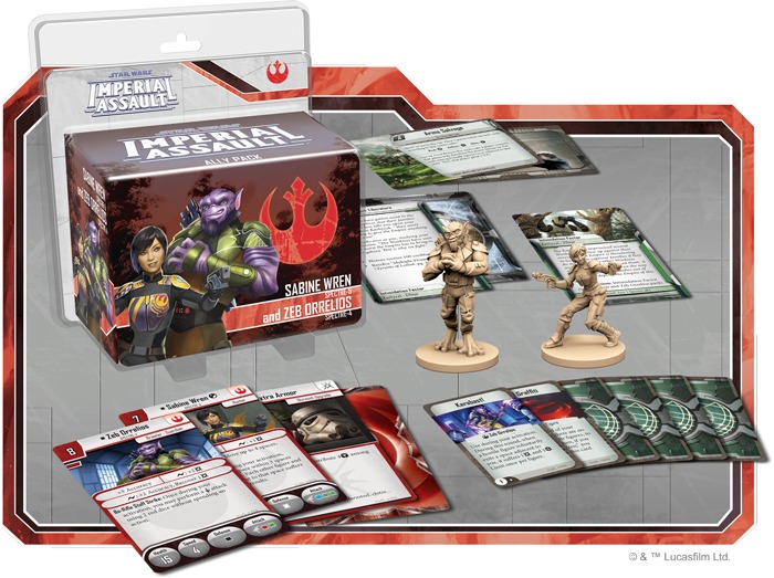 Star Wars: Imperial Assault: Sabine Wren & Zeb Orrelios - Ally Pack image