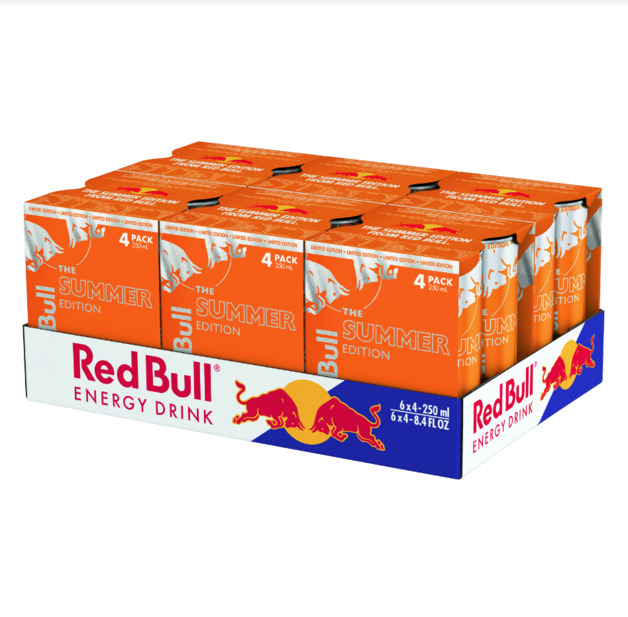 Red Bull Energy Drink Summer Edition, Apricot & Strawberry 250ml (24 Pack) at Mighty Ape NZ