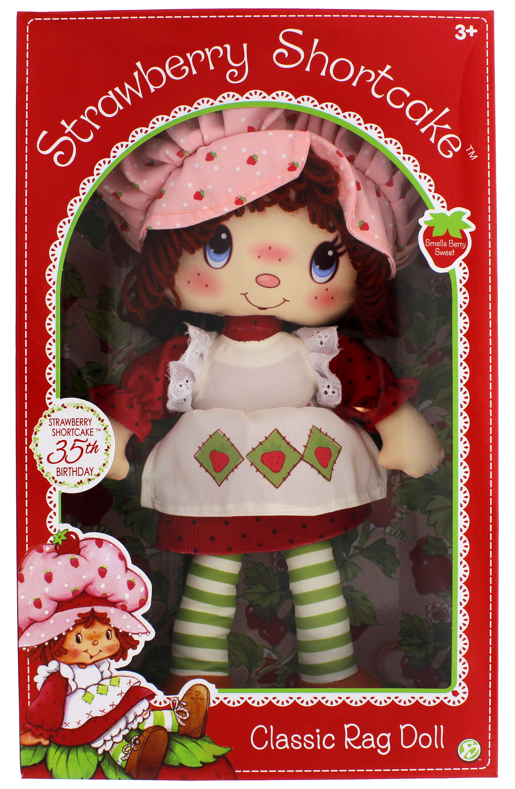 strawberry shortcake rag doll