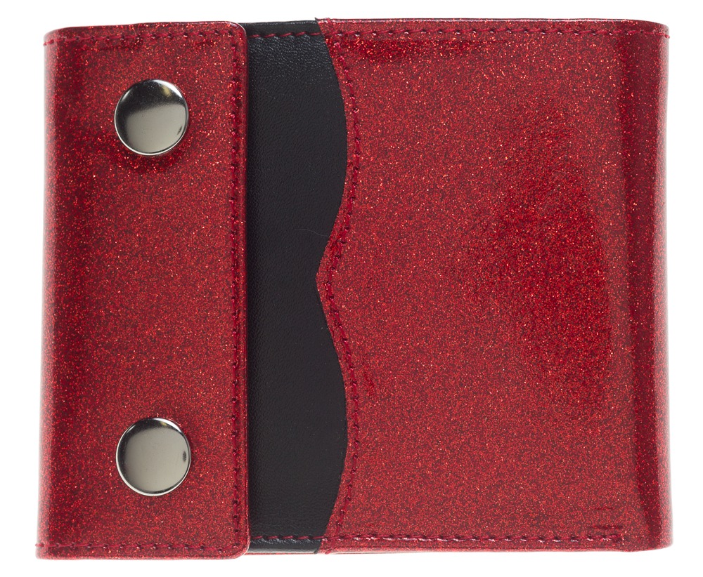 Sourpuss: Sabrina Wallet (Red Glitter)