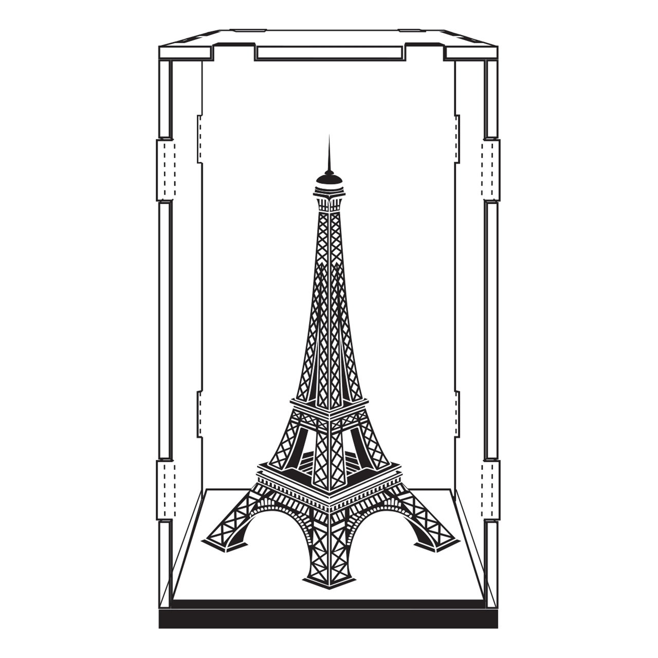 Metal Earth: Acrylic Cube (3" x 3" x 5") - Model Kit image