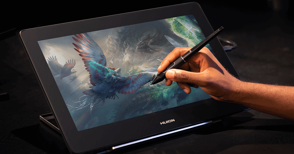 Huion Kamvas Pro 16 Plus (4K) Pen Display Tablet at Mighty Ape NZ