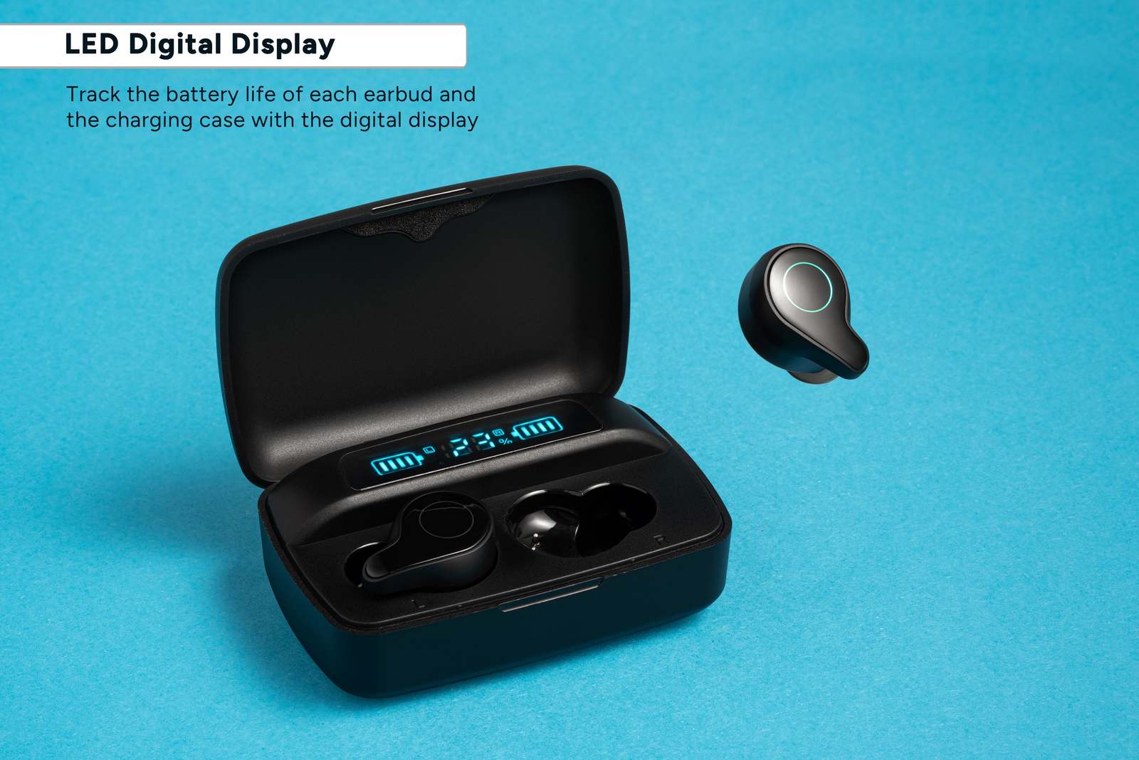 Kogan A45 Pro Wireless Active Noise Cancelling Earbuds at Mighty Ape NZ
