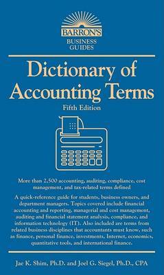 Dictionary of Accounting Terms image