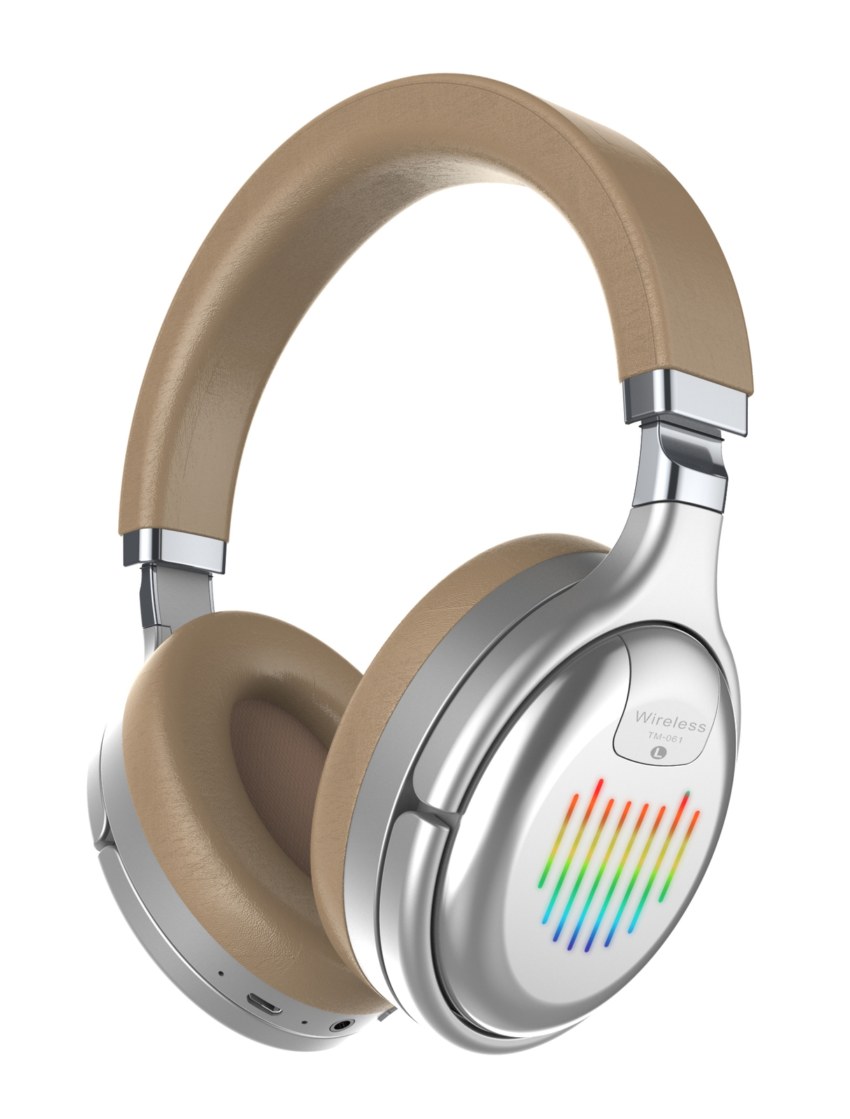 True Wireless Headphones 3D Stereo Bluetooth Foldable Earphone Silver at Mighty Ape NZ