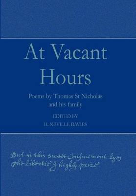 At Vacant Hours by Thomas St.Nicholas image
