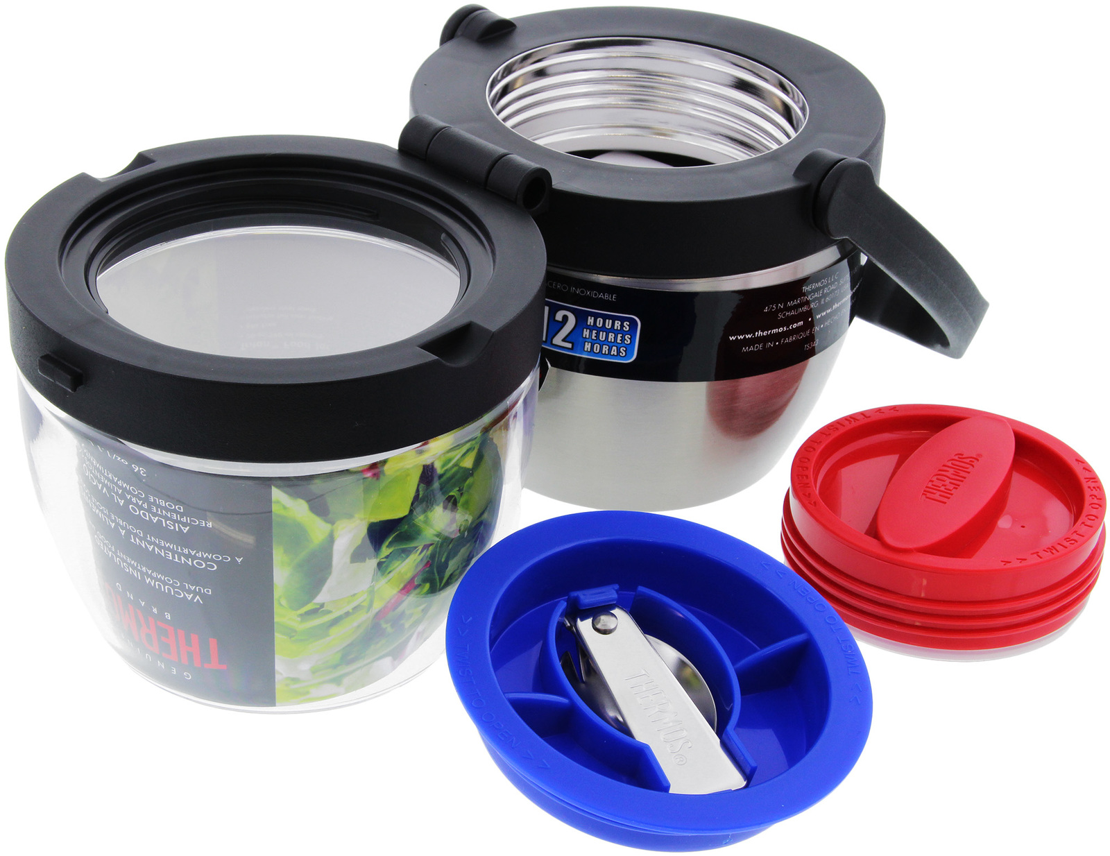 Thermos Dual Compartment Food Jar (1.1L) at Mighty Ape NZ