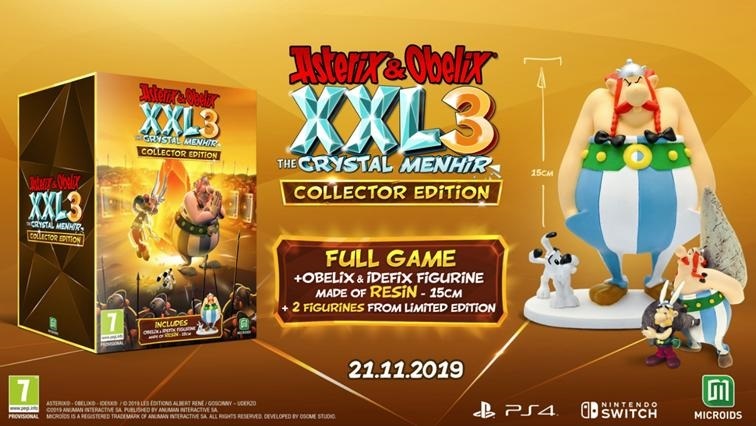 Asterix and Obelix XXL3 The Crystal Menhir Collector's Edition for PS4 image