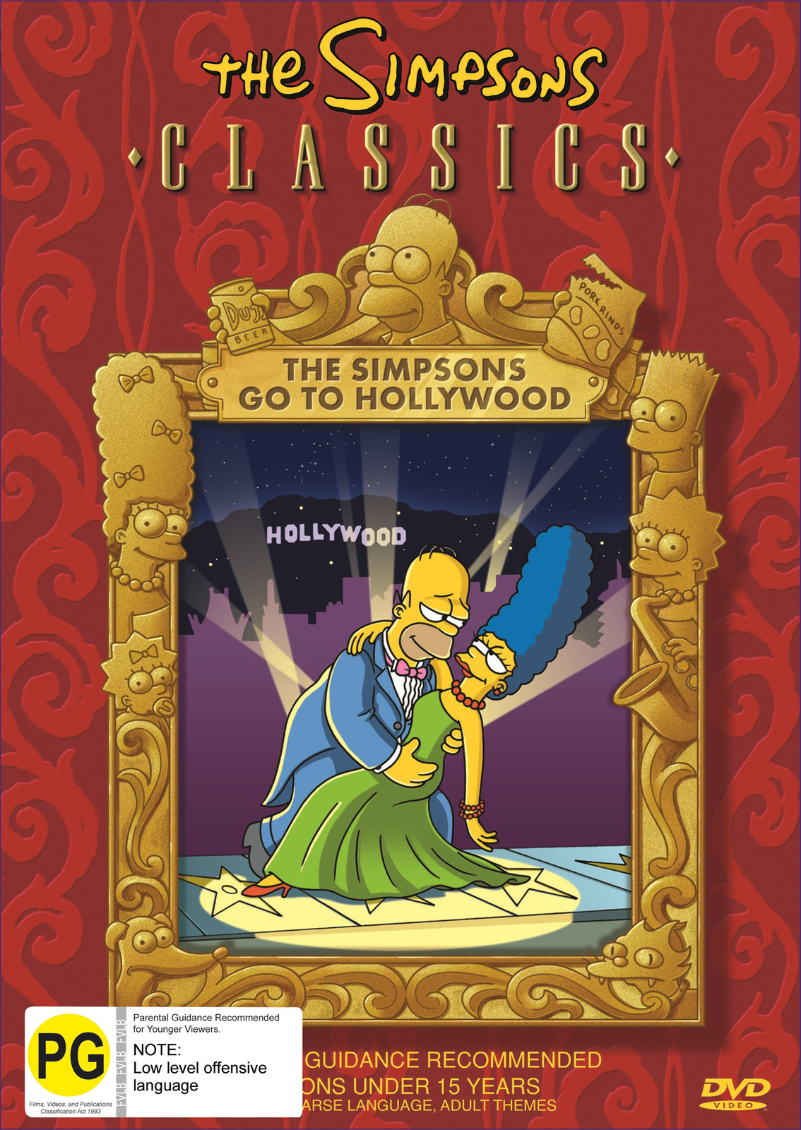 The Simpsons Classics - The Simpsons Go To Hollywood on DVD image