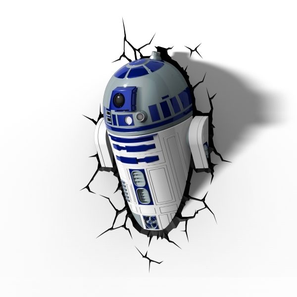 3D Deco Night Light - R2D2 image