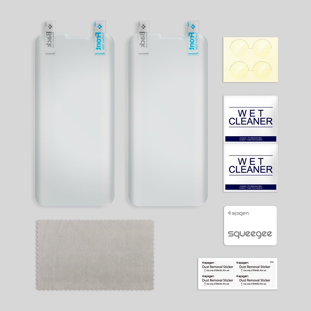 Spigen: Galaxy S8 - Curved Film Screen Protector Pack image