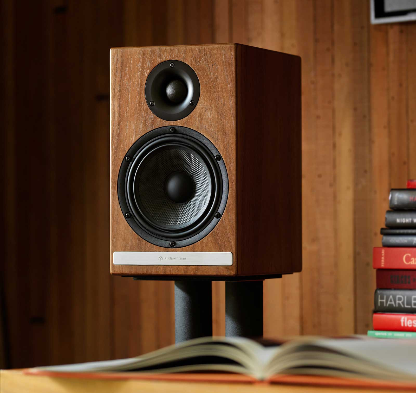 Audioengine: HDP6 Passive Bookshelf Speakers (Pair) - Walnut image