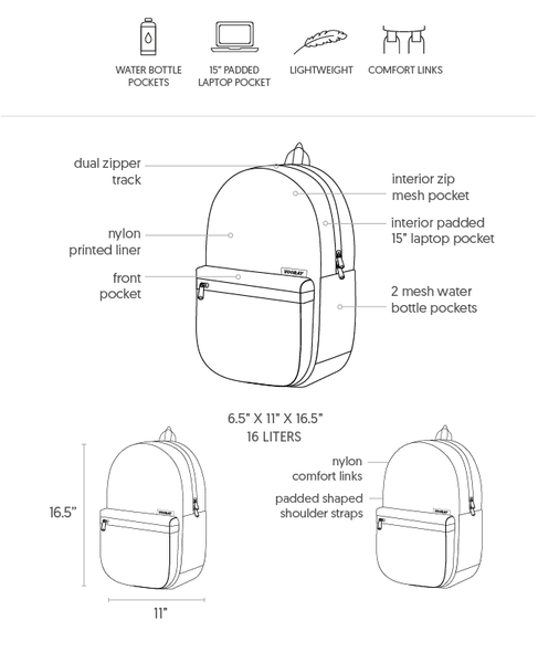 Vooray: ACE Backpack - Rose Black image