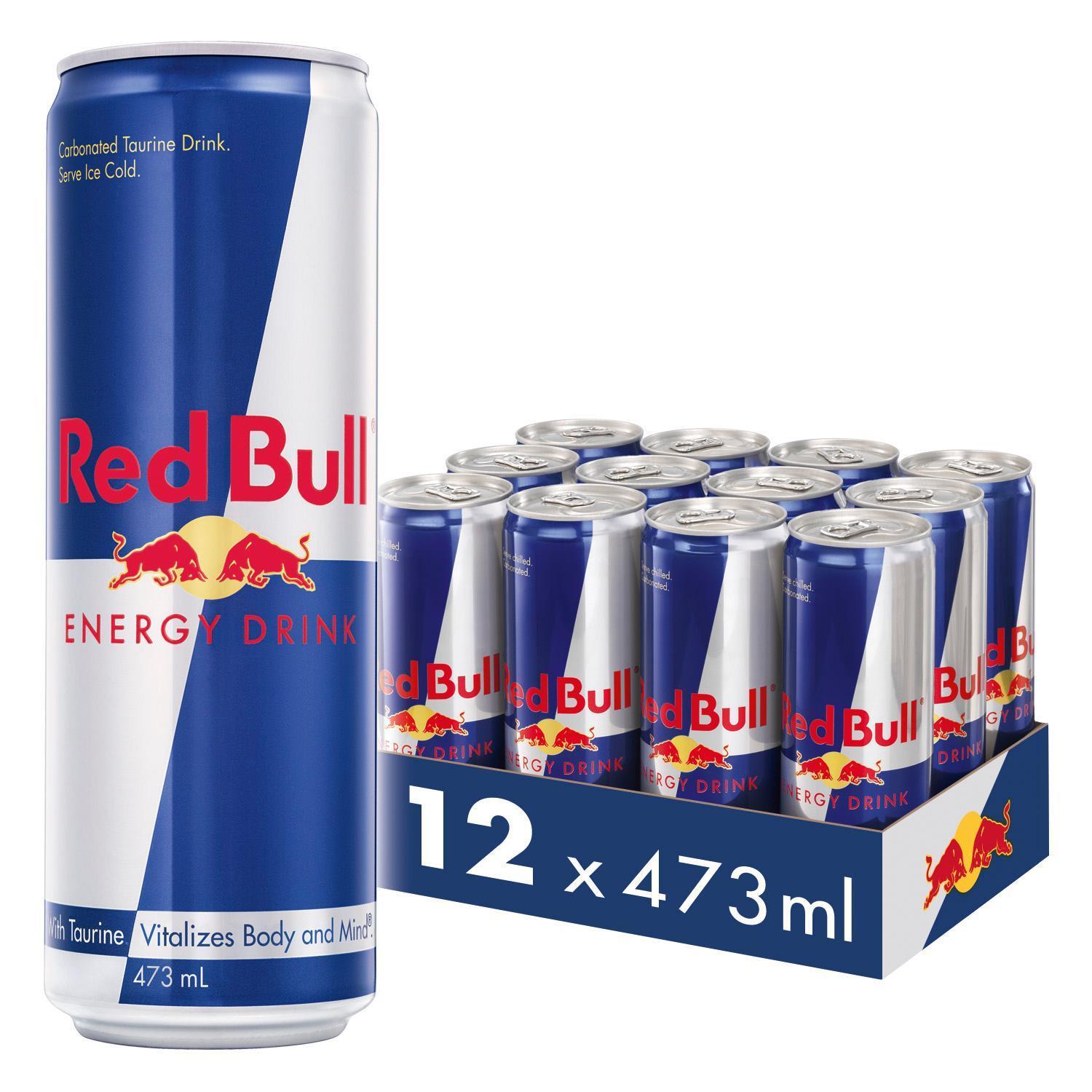 Red Bull Energy Drink 473ml Cans (12 Pack) image