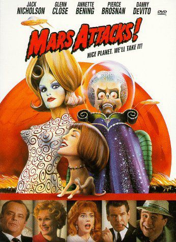 Mars Attacks on DVD image