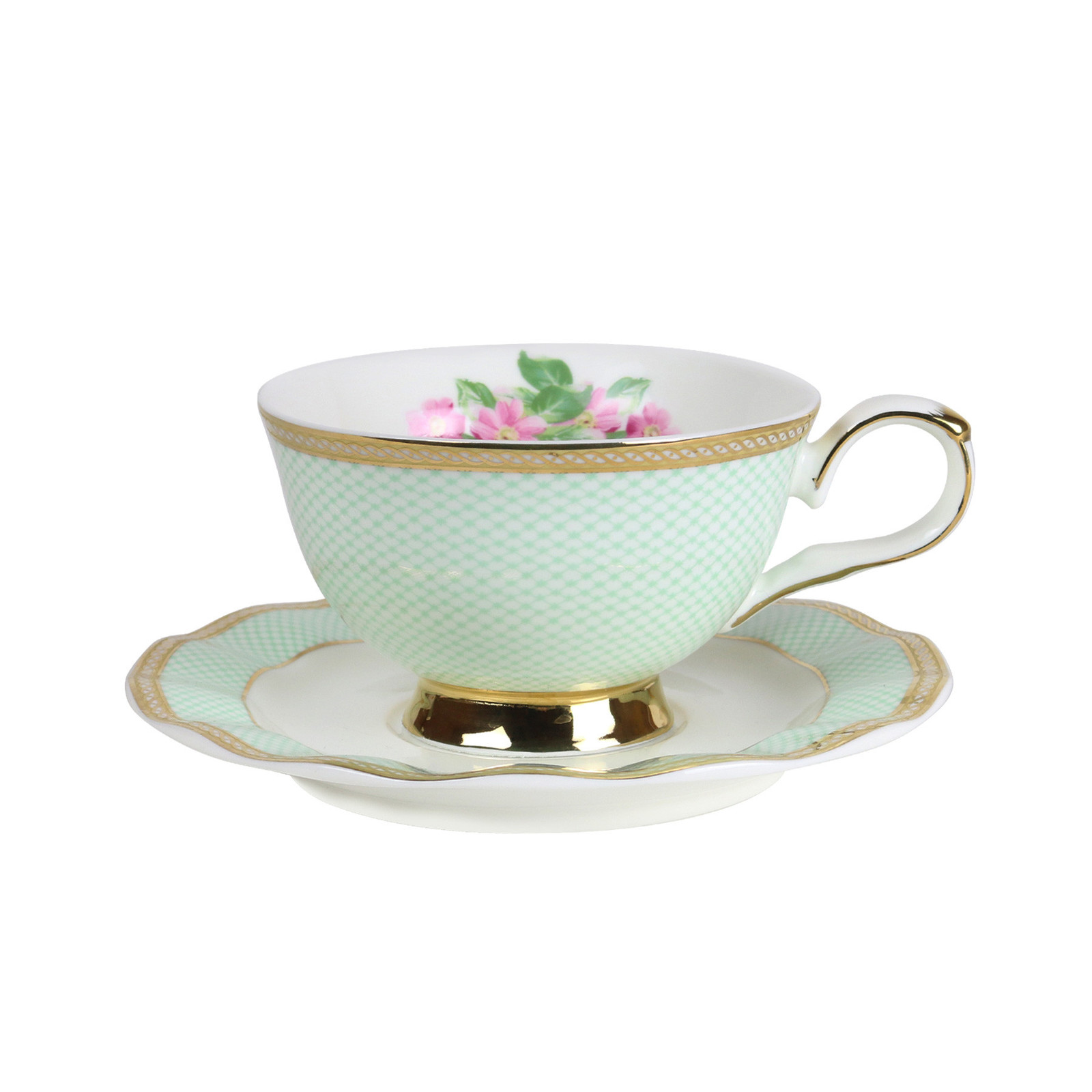 Robert Gordon: Teacup & Saucer (Parlour Green) image