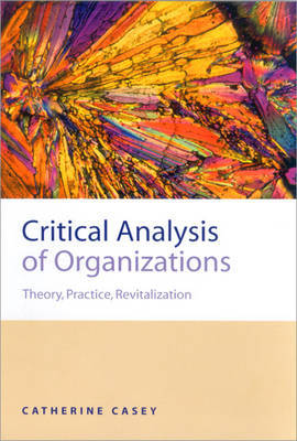 Critical Analysis of Organizations by Catherine Joan Casey image