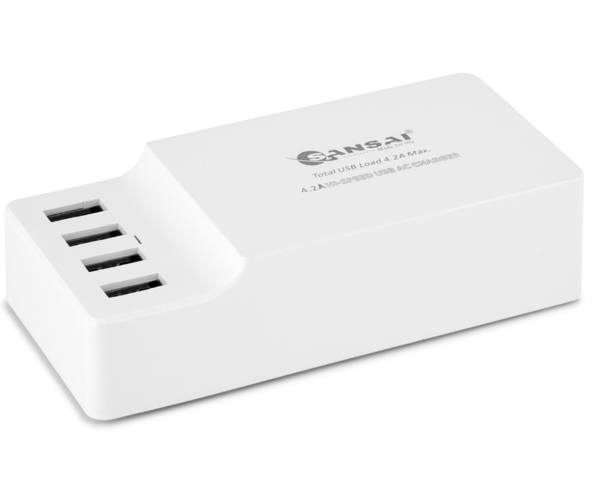 Sansai 4 Port USB Charging Station with Surge protection image