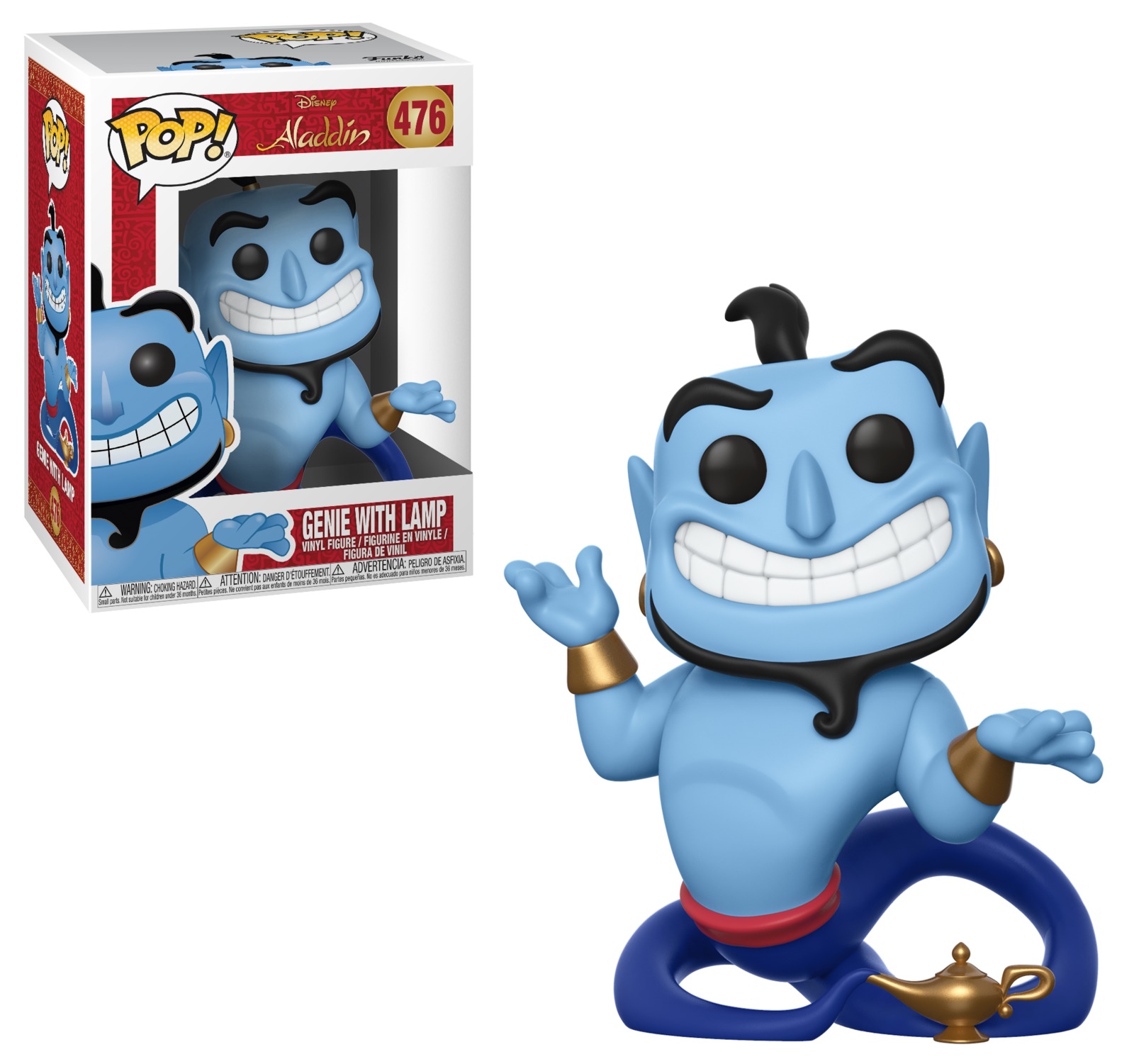 Aladdin - Genie with Lamp Pop! Vinyl Figure image