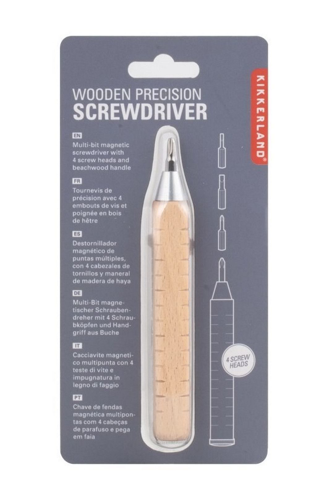 Wooden Precision Screwdriver image