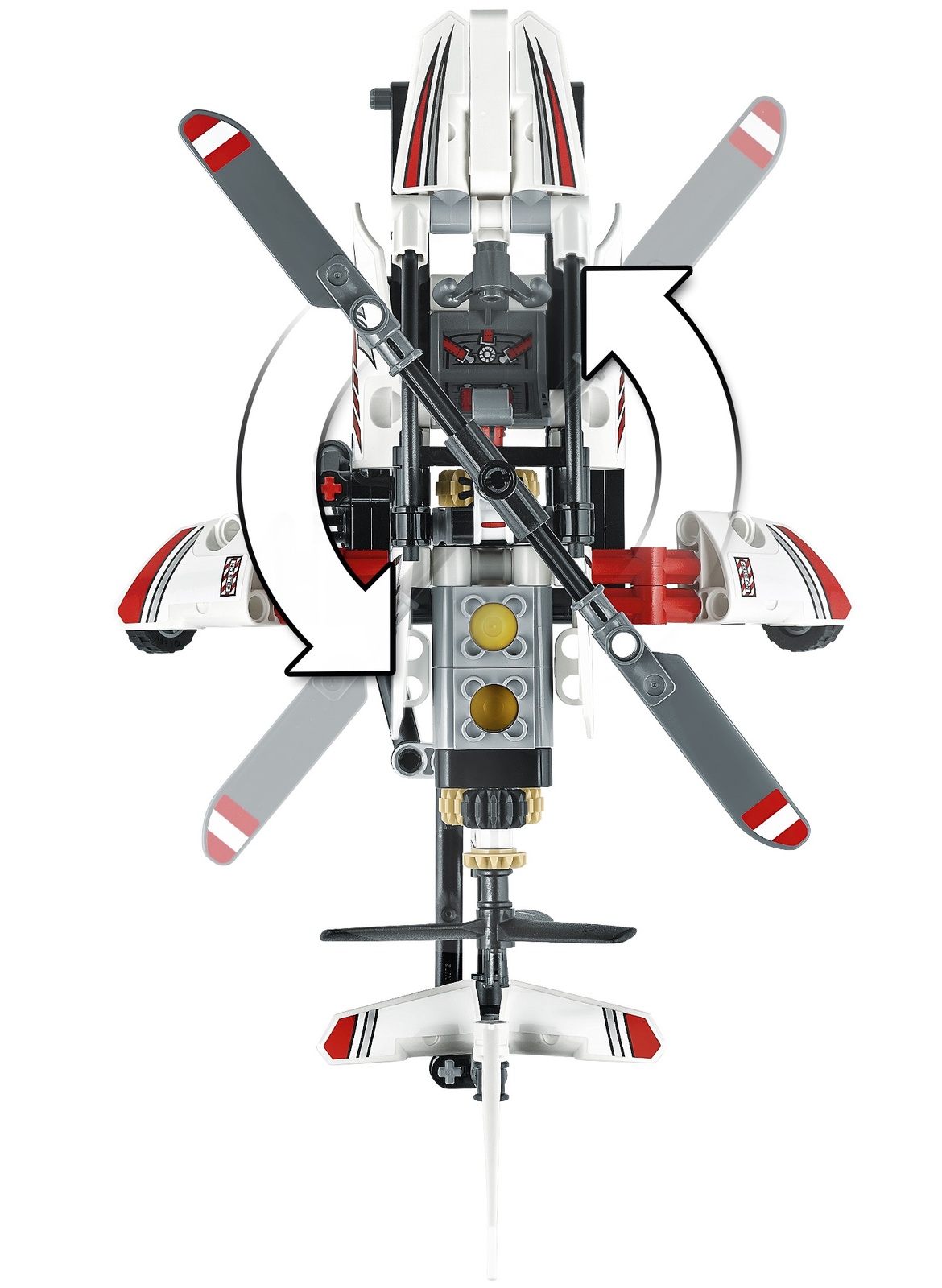 Lego Technic Ultralight Helicopter 42057 Toy At Mighty Ape Nz