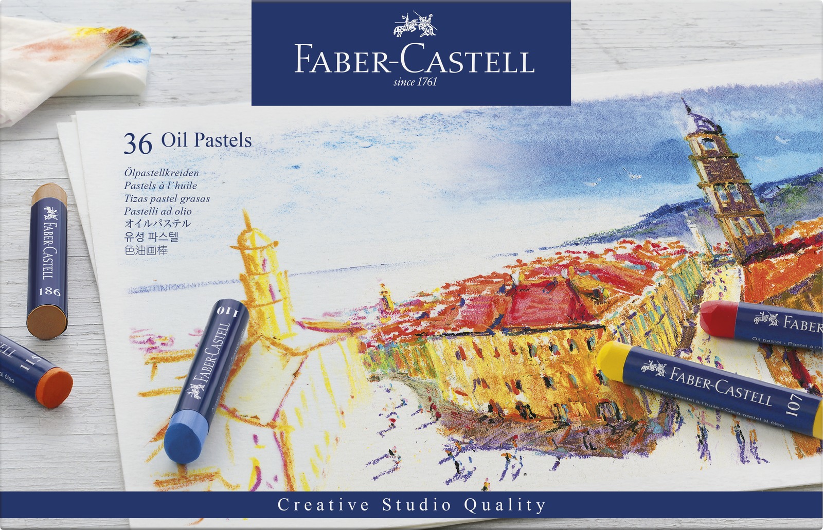 Faber-Casell: Creative Studio Oil Pastel (Set of 36) image