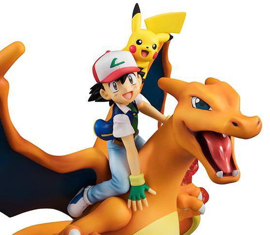 Pokemon: G.E.M. - Satoshi (Ash) & Pikachu & Charizard