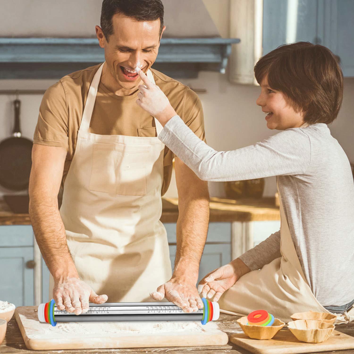 Ape Basics: Adjustable Stainless Steel Rolling Pin