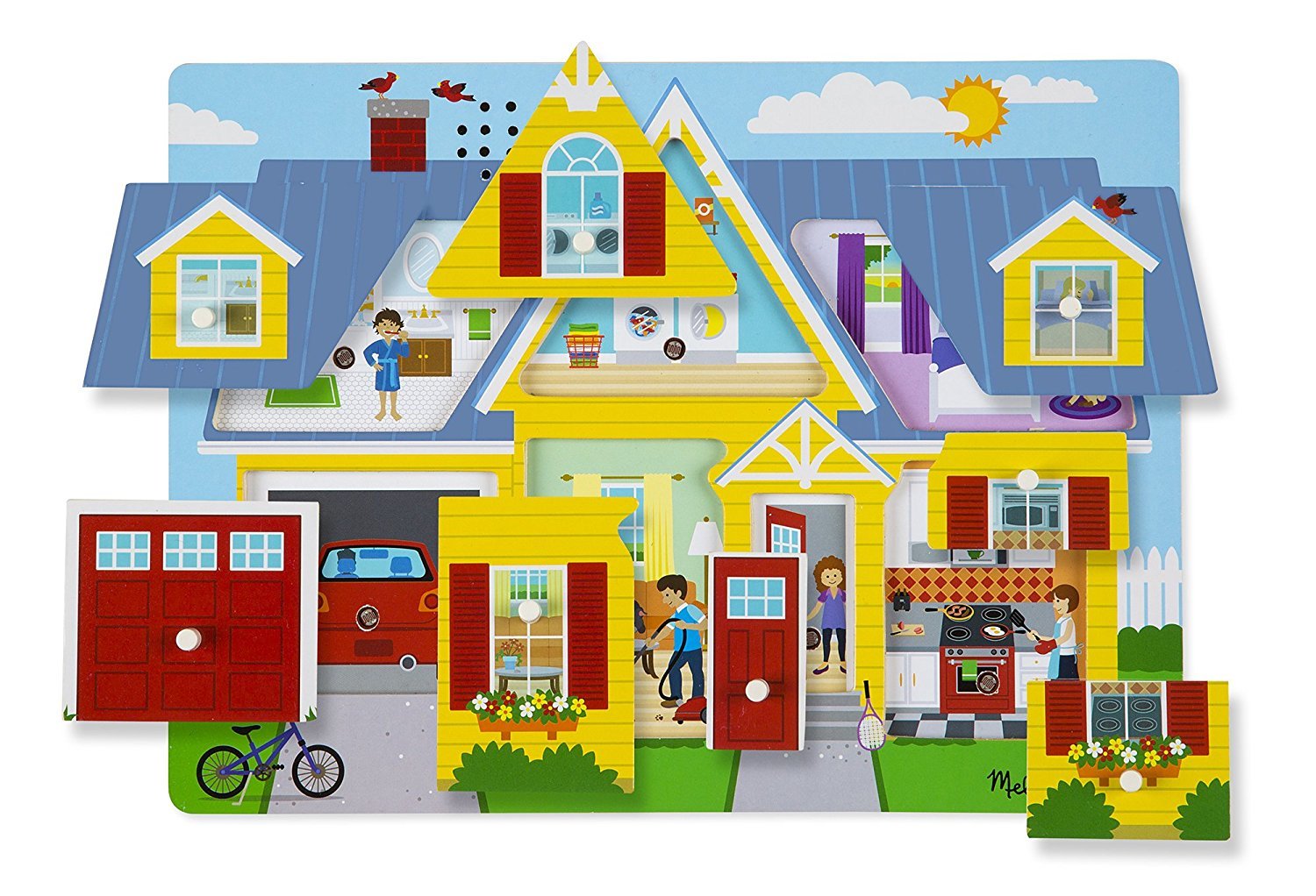 Melissa & Doug: Around the House Sound Puzzle image