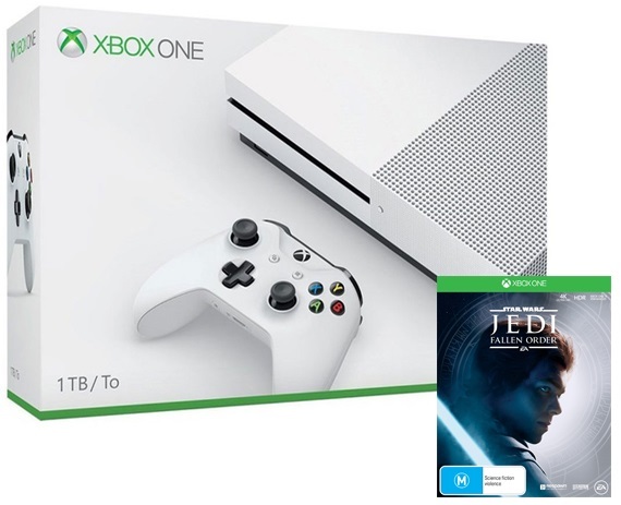 Xbox One S 1TB Star Wars Jedi: Fallen Order Console Bundle