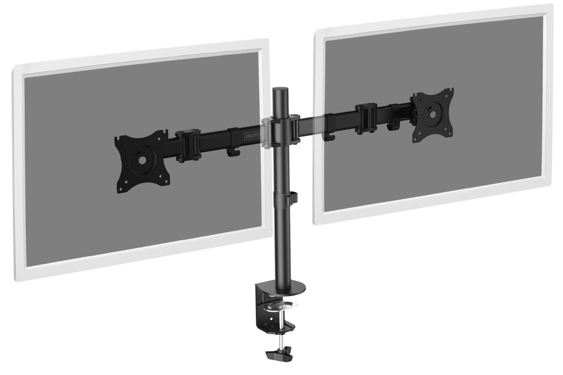 Digitus 15-27" Dual Monitor Stand with Clamp Base image