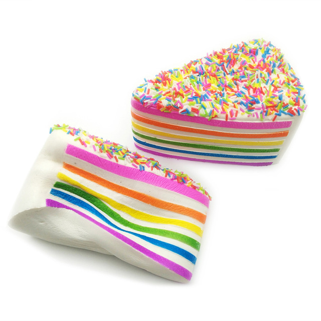 I Love Squishy: Cake Slice Squishie Toy (14cm) image