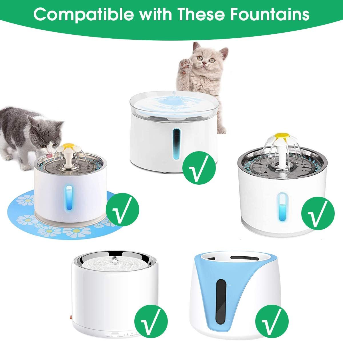 Ape Basics: Pet Electric Water Dispenser Filter 4pk image