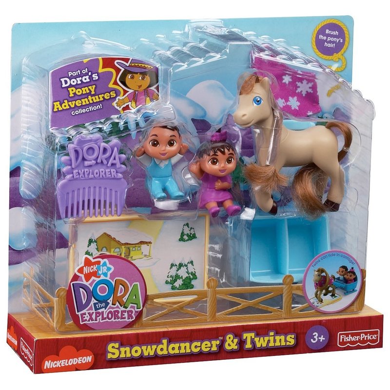 Buy Dora the Explorer Dora's Pony Place Play Pack Twins & Snowdancer