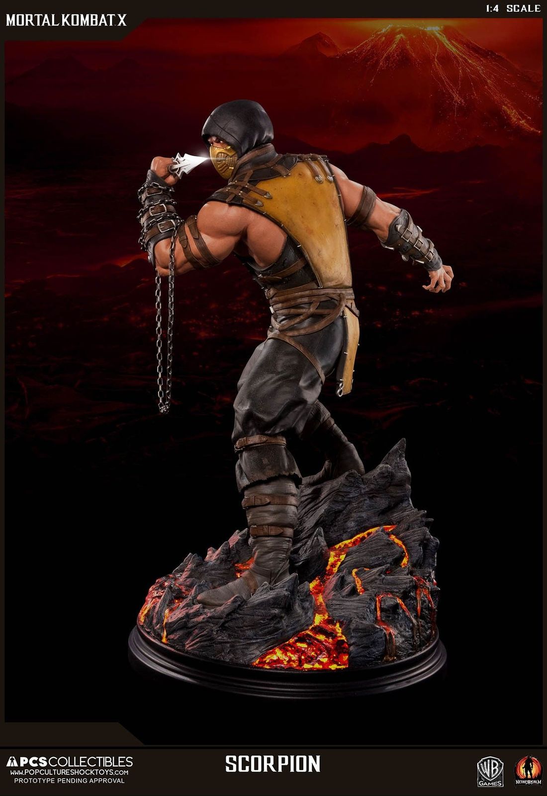 Mortal Kombat X: Scorpion - 21" Statue