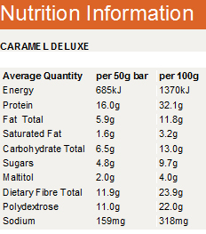 Horleys Carb Less Crunch Bars - Caramel Deluxe (12 x 50g Pack) image