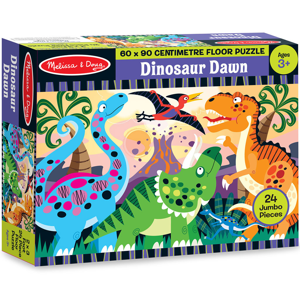 Melissa & Doug: Dinosaur Dawn -Floor Puzzle image