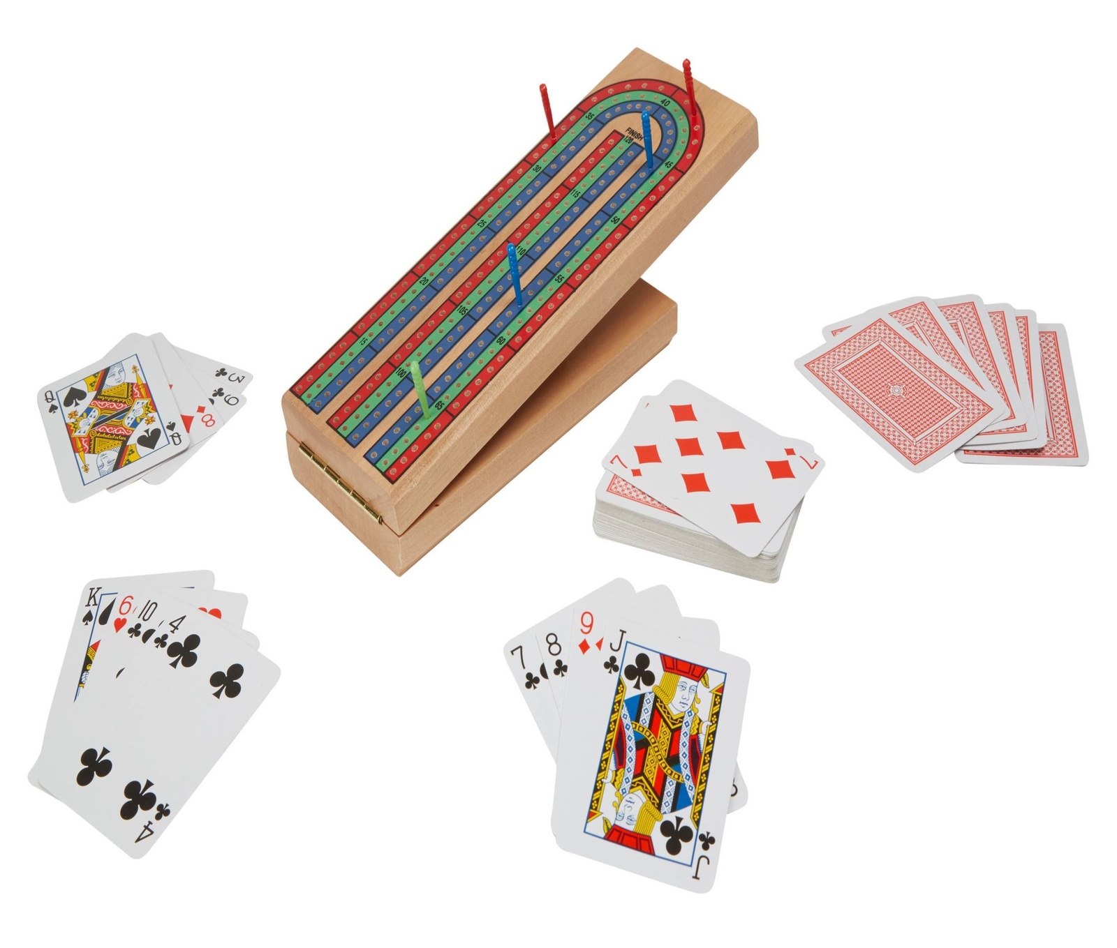 Ideal - Folding Wood Cribbage image