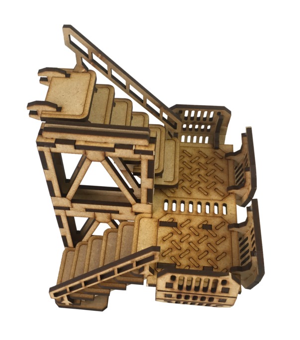 TTCombat: Tabletop Scenics – Sector 3 Stairs image