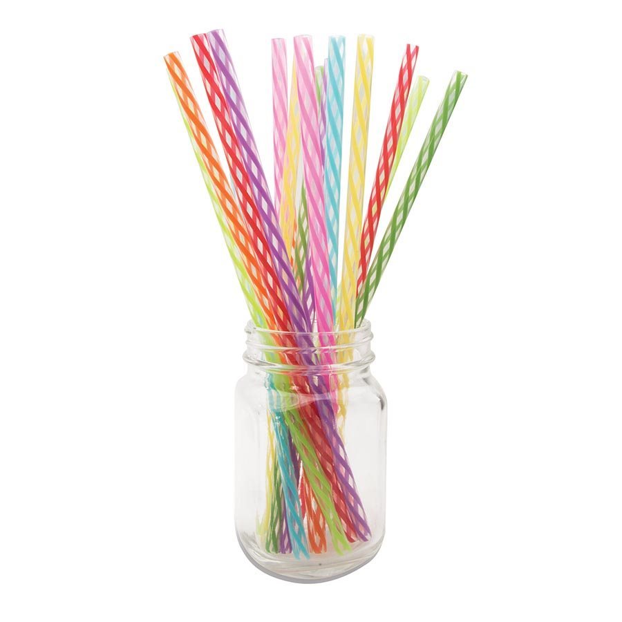 IS GIFT: Rainbow Reuseable Party Straws image