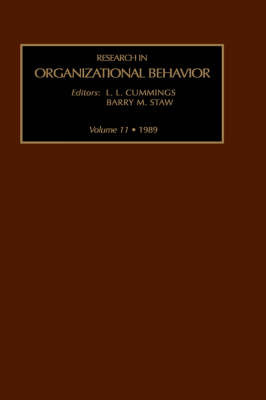 Research in Organizational Behaviour: v. 11 image