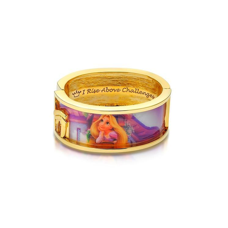 Disney Couture Princess Rapunzel Dreaming Bangle - Yellow Gold image